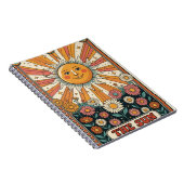 Sun Tarot Notebook, Boho Sun Journal Notitieboek (Rechterzijde)