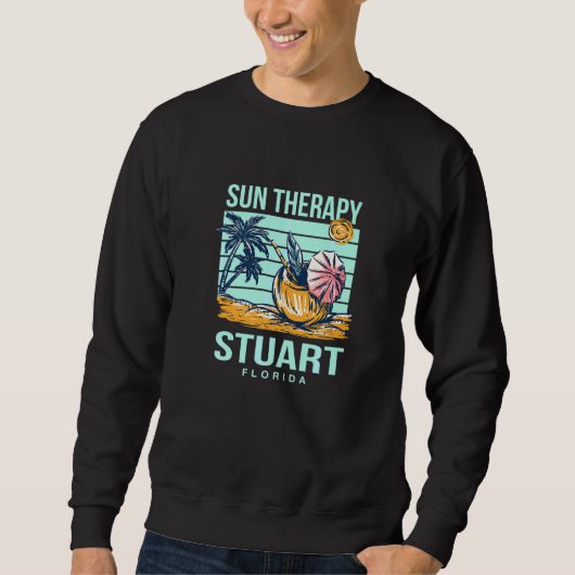 Sun Therapy Stuart Summer Florida Tropical Beach Trui (Voorkant)