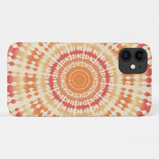 Sun Tie Dye Case-Mate iPhone Case (Achterkant (horizontaal))