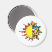Sun Tiki Magneet (Voorkant / Achterkant)