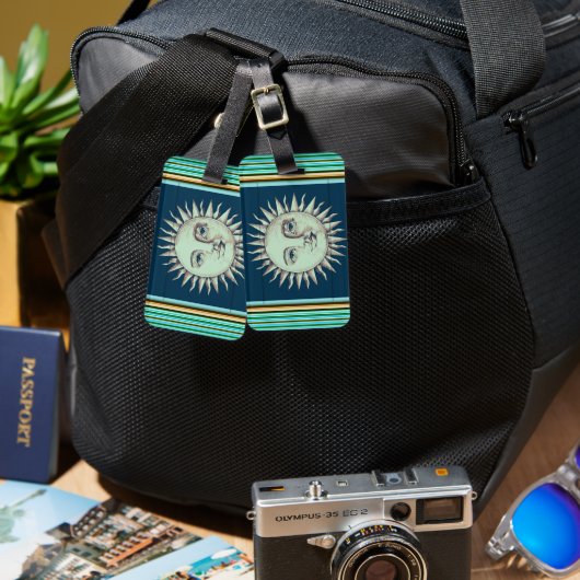 Sun Travel Label Bagagelabel (Voorkant /achterkant)