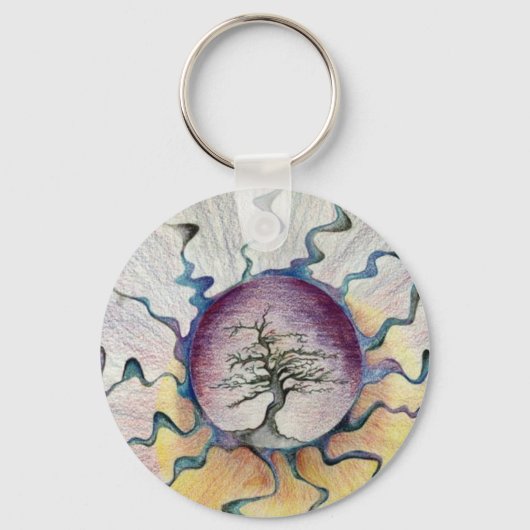 Sun Tree - Sleutelhanger (Voorkant)