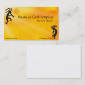 Sun Two Kokopelli Logo Visitekaartje (Voorkant / Achterkant)