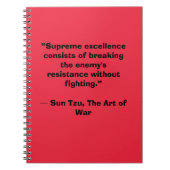 Sun Tzu Art of War Baby Winner Notitieboek (Voorkant)