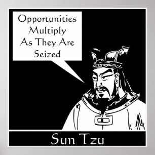 Sun Tzu — Chinese militair strateeg Poster