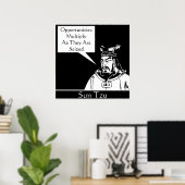 Sun Tzu — Chinese militair strateeg Poster (Thuiskantoor)