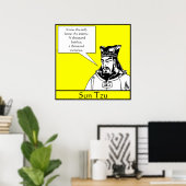 Sun Tzu — Chinese militair strateeg Poster (Thuiskantoor)