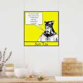 Sun Tzu — Chinese militair strateeg Poster (Keuken)