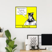 Sun Tzu — Chinese militair strateeg Poster (Thuiskantoor)