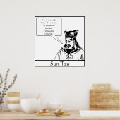 Sun Tzu — Chinese militair strateeg Poster (Keuken)