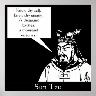 Sun Tzu — Chinese militair strateeg Poster