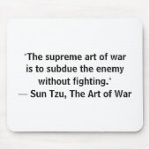 Sun Tzu-kunst van oorlog zonder strijd Muismat (Voorkant)