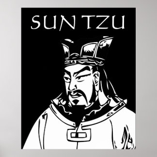 SUN TZU — militair strateeg Poster