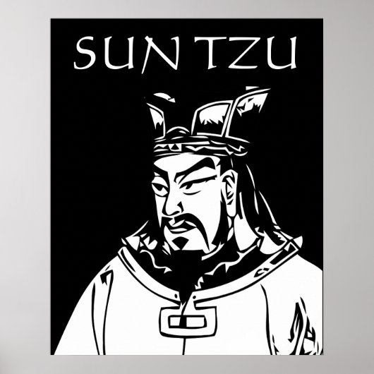 SUN TZU — militair strateeg Poster (Voorkant)