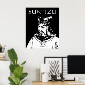 SUN TZU — militair strateeg Poster (Thuiskantoor)