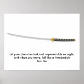 Sun Tzu quote Poster (Voorkant)