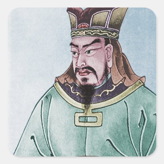 Sun Tzu Vierkante Sticker (Voorkant)