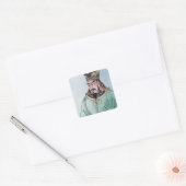 Sun Tzu Vierkante Sticker (Envelop)
