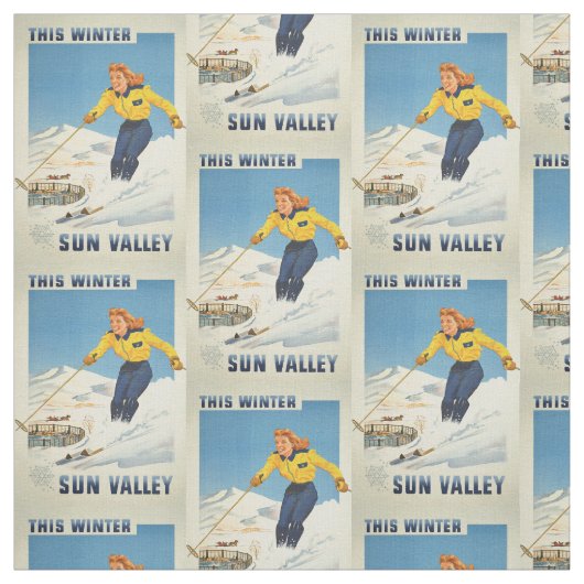 Sun Valley, aanpasbare Idaho-fabric Stof (Swatch)