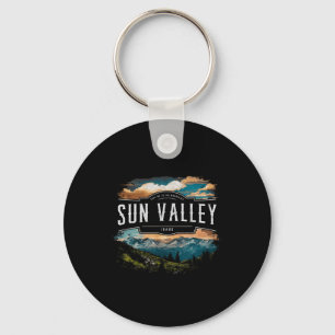 Sun Valley-bergen Idaho Wandelen Buiten Activiteit Sleutelhanger