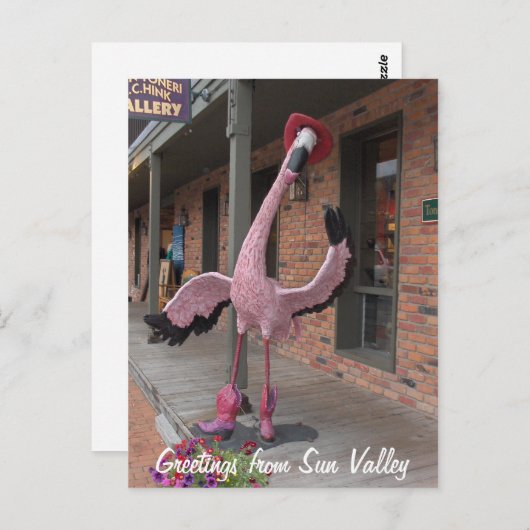 Sun Valley Briefkaart (Voorkant / Achterkant)