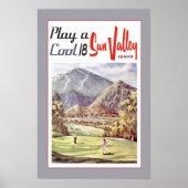  Sun Valley Golf-sportreistro Poster (Voorkant)