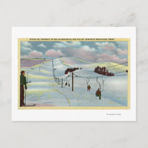 Sun Valley, ID - Sawtooth Mnts. Riding Ski Briefkaart