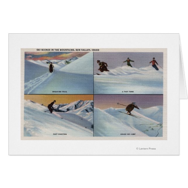 Sun Valley, ID - Ski (Voorkant Horizontaal)