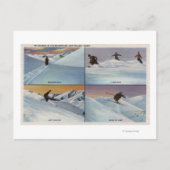Sun Valley, ID - Ski Briefkaart (Voorkant)