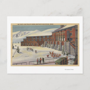Sun Valley, ID - Ski Party in Lodge Sawtooth Uitnodiging Briefkaart