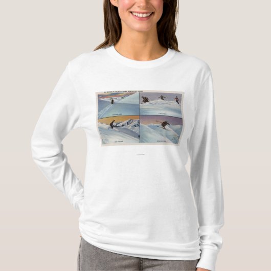 Sun Valley, ID - Ski T-shirt (Voorkant)