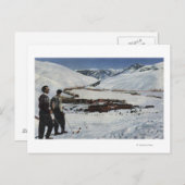 Sun Valley, ID - Winter Scene of Sun Valley Briefkaart (Voorkant / Achterkant)