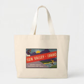 Sun Valley Idaho Grote Tote Bag (Voorkant)