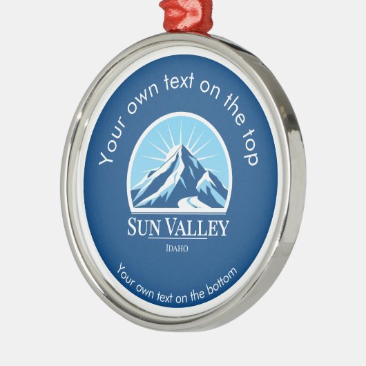Sun Valley Idaho medal Ornament (Links)