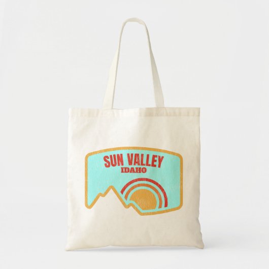 Sun Valley Idaho Mountain Tote Bag (Voorkant)
