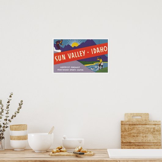 Sun Valley Idaho Poster (Keuken)