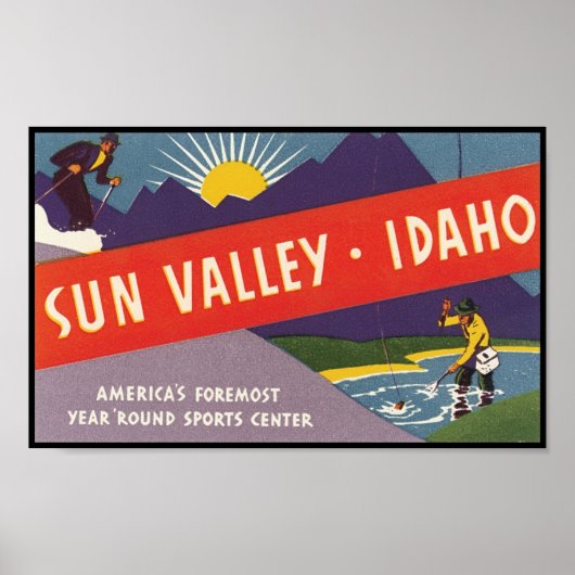 Sun Valley Idaho Poster (Voorkant)
