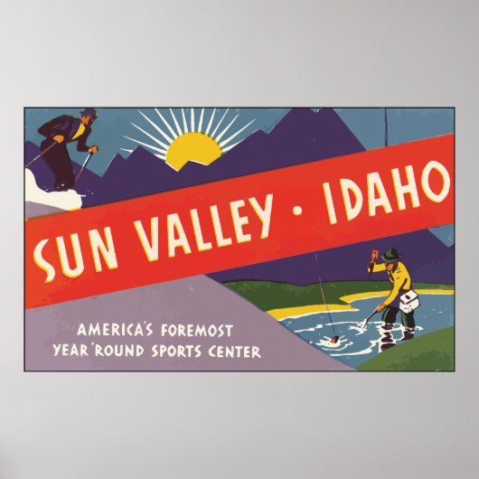 Sun Valley Idaho,  Poster (Voorkant)