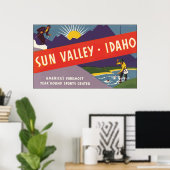 Sun Valley Idaho,  Poster (Thuiskantoor)