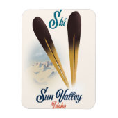 Sun Valley Idaho  poster Magneet (Verticaal)