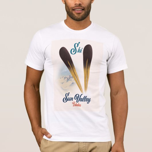 Sun Valley Idaho  poster T-shirt (Voorkant)