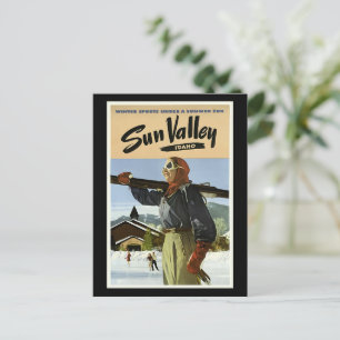 Sun Valley, Idaho reizen Briefkaart
