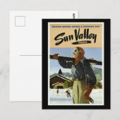 Sun Valley, Idaho reizen Briefkaart (Voorkant / Achterkant)