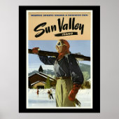 Sun Valley, Idaho reizen Poster (Voorkant)