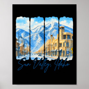 Sun Valley Idaho Reizende Penseelstreek Sun Valley Poster