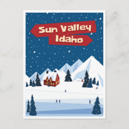 Sun Valley, Idaho, Ski Briefkaart