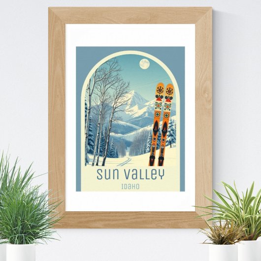 Sun Valley Idaho ski resort  Poster