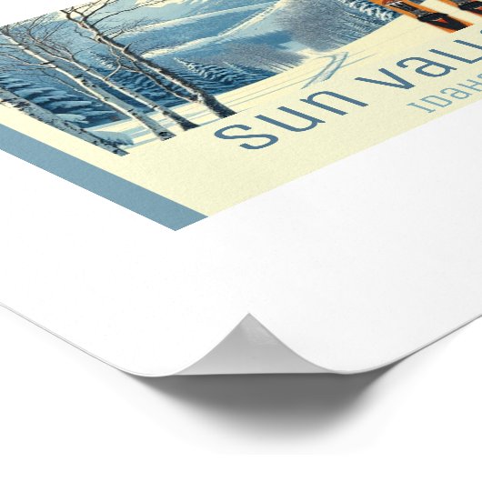 Sun Valley Idaho ski resort  Poster (Hoek)