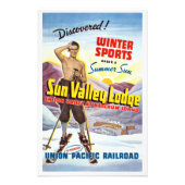  Sun Valley Idaho Ski Travel Poster (Voorkant)