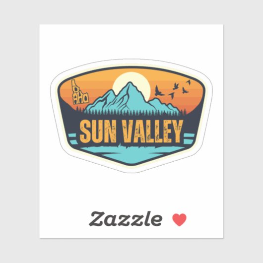 Sun Valley, Idaho Sticker (Vel)